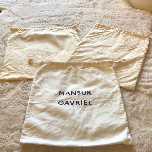 Mansur Gavriel dust bags - Picture 1 of 10
